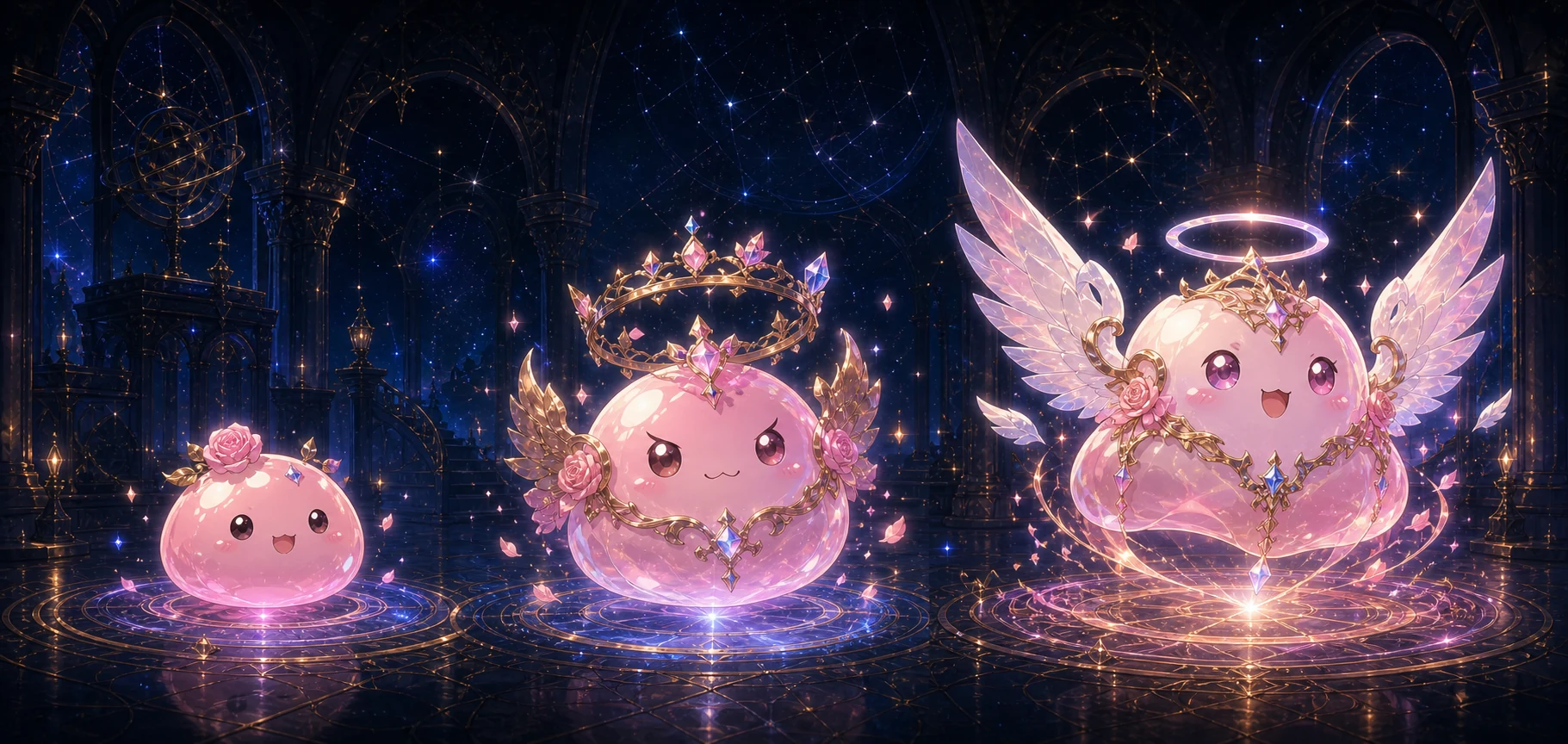 วิวัฒนาการ AI Pet สามร่างจาก Poring ไปสู่ Mastering และ Angeling